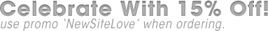 Celebrate our new site!