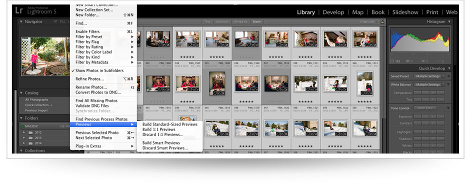 Adobe Lightroom 5 Smart Previews